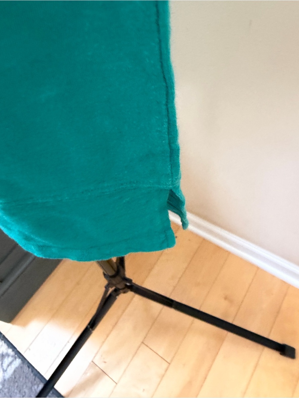 Nicole Miller Womens XL Teal White Colorblock T Shirt Dress Jersey Knit - Picture 9 of 9